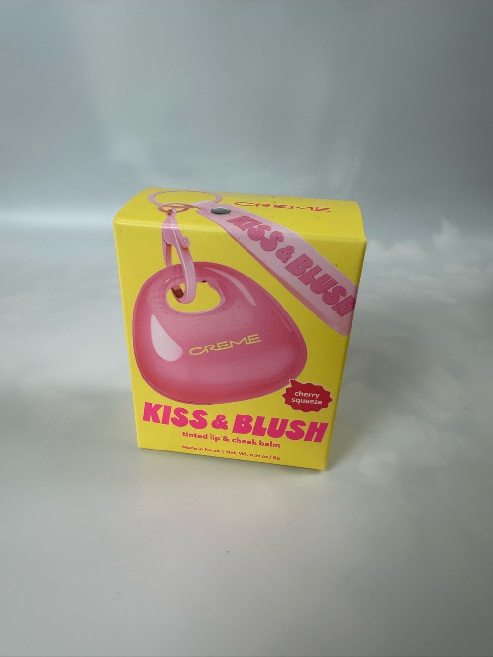 NWT The Crème Shop Kiss & Blush Lip & Cheek Balm Cherry Squeeze